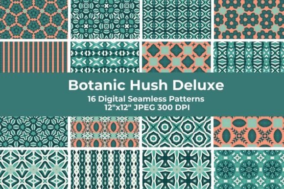 Botanic Hush Seamless Patterns