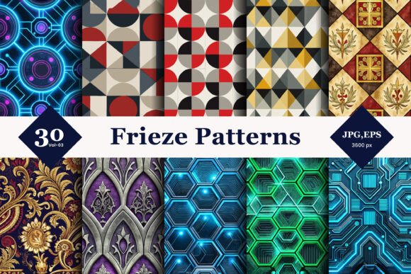 Frieze Seamless Patterns 03: A Comprehensive Evaluation