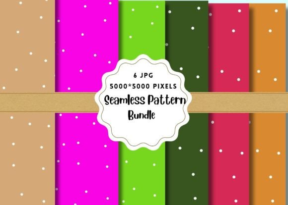 Traditional Polka Dots Seamless Patterns