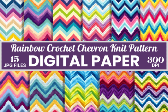 Unlocking Creativity: The Ultimate Guide to Rainbow Crochet Chevron Digital Paper Bundles for 2025